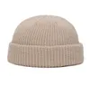 Cool chapeau hommes et femmes hiver 2019 couleur unie polyvalent pastèque hip hop tricot casquette de ski cap4204291