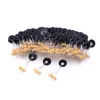 6Pcs Yellow/Black Set High Quality Rubber Space Beans For Sea Carp Fly Fishing Accessories Spinner Bait Fish Sport Tool Face