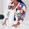 Outerwear & Coats Jackets Ladies Printing Long Sleeve Tops Zipper Jacket Outwear Loose coats and jackets women 2018NOV30