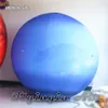 Ballon gonflable de planètes de système solaire 2m accrochant le modèle d'étoile boule de sphère de soleil de LED pour la décoration de musée et de partie