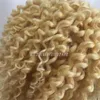613 Blond Full Lace Wig Human Hair Curly Brazilian Virgin Human Hair 150 Density Lace Front Wig med Baby Hair Glueless
