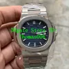Groothandel Topkwaliteit Blauwe Wijzerplaat Azië 2813 Beweging Horloges 40mm Nautilus 5711 Mechanische Transparante Automatische Heren Horloge Horloges