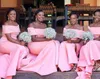 2020 African Mermaid Long Bridesmaid Dresses Lace Applique Split Wedding Guest Maid Of Honor Bridesmaids Dresses Formal Dresses evening gown