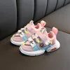 Autunno New Arrivals Girls Sneakers Scarpe per le scarpe da ginnastica per bambini Sneakers 2130 Fashion traspilabile scarpe sportive per bambini5069997
