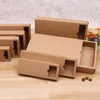 Kraft Paper Drawer Box Festival Gift Wrapping Boxes Soap Jewelry Candy Weeding Party Favors Gift Packaging Boxes