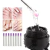 New Hot Sale Acrylic Fiberglass Nails Art Kit UV Gel Nail Polish Set Builder Nail Extension Kits