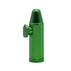 Bullet Rocket Shape Snuff Snorter Pipa da fumo Dispenser per sniffare in metallo di alluminio Sniffer nasale Accessori per erbe di tabacco4718028