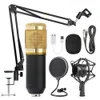 BM800 Karaoke Microphone Studio Condenser Mikrofon MIC BM-800 для KTV Radio Braodcasting Singing Computer BM 800 Black W295O