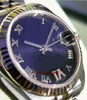 Kerstcadeau Originele Box Certificaat Unisex Horloges 178271 Middeling Steel Pink Gold Purple Roman Diamond VI Dial
