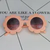 Girls Flower Sunglasses Summer Boys Round Frame UV Protection Eyeglasses Outdoor Kids Travel Beach Eyewear LLA1232-T