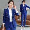 Professional wear suit solid color casual blazer trousers two-piece female 2019 spring temperament temperament women's clothes