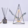 Nordic Style Gold Geometric Candle Metal Tealight Candle Stand Holder with Wrought Iron Hanging Rack Decoration Home Craft Y200110