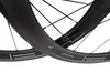 700C 60mm Diepte Weg Carbon Wielen 25mm Width Road Bike Clincher / Buisvormige Carbon WheelSet U-vorm RIM UD Matte Finish U Vorm RIM