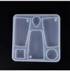 Silicone Resin Molds Trapezoid Round Waterdrop Pendant Moulds Epoxy Resin DIY Jewelry Making Molds Resin Craft Equipment