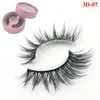 3D Mink Eyelashes Eye Makeup Mink Fake Lashes Soft Natural Thick Eyelashes Eye Lash With Round Box Package Extension Beauty Tools GGA2468