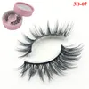 3d visone ciglia eyelashes eye two-up visone ferita finta ciglia morbide ciglia fitte ciglia figlia con scatola rotonda pacchetto estensione strumenti di bellezza GGA2468