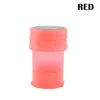 Bottle Smoking Grinder 6 colors Water Tight Air Tight Medical Grade Plastic Abrader Hand Dry Herb Container With 3layer 60MM Tobacco Storage