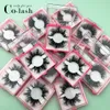 cílios 25mm Dramatic costume caixa Mink cílios Grosso Super pestanas falsas longas High Volume Mink Lashes macias