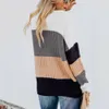 Womens Off The Shoulder Sweater Casual V-Neck Acrylic Knitted Loose Long Sleeve Pullover Standard Thickness Female 2019 10Jan 16