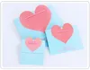 Presente Coração de papel Saco portátil Exquisite saco de papel portátil do amor do coração embalagem em forma de compras Party Decor Wedding Day Bag Valentine