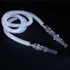 Tubo flessibile per narghilè Shisha acrilico Tubo per fumo trasparente in silicone trasparente Tubo per narghilè da 1,5 m Accessori Chicha Accessorio per narghilè