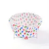 Tazze di carta da forno a cupcake per le fodere per cupcake muffin colorate arcobaleno combinata di tazze da forno monouso set di utensili da decorazione di stampo per torta 60 colori