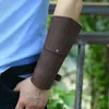 New Fashion Punk Brown Black Mens Leather Wide Wrist Cuff Bangle Braccialetti Pulseira Masculina Bracciali Braccialetti Fibbia ad ardiglione Gioielli per uomo