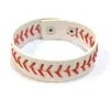 Nieuwe softbal honkbal lederen wrap armband heren sport snap sluiting polsband armband voor vrouwen fan sieraden in bulk