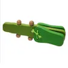 Dos desenhos animados de madeira Crianças Musical Instruments Toy Crocodile Castanholas percussão Early Learning Educação Kids Brinquedos para Crianças