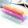 Plastic Toothbrush Holder Travel Camping Tour Toothbrush Case Hiking Portable Toothbrush Tube Cover Storage Box Protect Holder