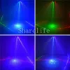 Sharelife 6 lente RGB Padrão de feixe de cor completo DMX Laser Scanning Light Home Gig Party DJ Stage Iluminação Som Auto X-Z6F