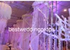 Dekoratif çiçekler dahil değil) Yeni Stil Modern Düğün Akrilik Kristal Avize Kristaller Kolye Işık Avizeler olmadan Düğün Salonu Best0543