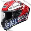 Shoei Full Face X14 93 Marquez Blue Ant Motorcycle Helmet Man Riding Car Motocross Racing Motorike Process Helmet-Not-Original-Helmet250o