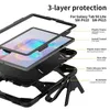 Militaire Case voor iPad Pro 11 Samsung Galaxy Tab A T307 S6 Lite 10.4 P610 S7 Extreme Heavy Duty Shockproof Cover T500