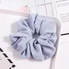 Scrunchies Hairband Plaid Hair Krawaty Liny Elastyczne Bobble Sporty Hairbands Girls Ponytail Holder Trendy Akcesoria do włosów 6 Wzory