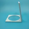 160*160mm PET Membrana box Holder Cerchio Interno Galleggiante Vetrina Orecchino Gemme Anello Gioielli Sospensione Scatola di Imballaggio