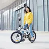 HIMO C20 36V 10Ah 250W Motor sin escobillas Bicicleta de ciclomotor eléctrico plegable de 20 pulgadas 100kg Carga máxima 23.7kmh Max 80km Kilometraje eléctrico