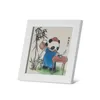 Chine luxe brocart Panda cadeau à la main ruban de soie Kits de broderie toile mur Art décoration de la maison bricolage tapisserie tapisserie artisanat suspendu