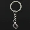 l'argento dei monili di Keychain dell'anello chiave 30pcs/lot ha placcato gli accessori chiave del pendente di fascini dei denti caldi
