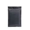 黒いプラスチックマイラーバッグのためのアルミホイルのジッパー袋のための長期の食糧貯蔵と収集品の2つの側面
