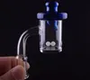 2020 Yeni 25mm Kuvars Banger Nail ile Carb Cap Ve Terp Inci Kadın Erkek 10mm 14mm 18mm Dab Rig Bong Için