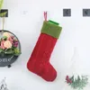 Stricken Weihnachtsstrumpf Weihnachtsbaum Ornament hängen Süßigkeiten Geschenktüte Socke Party Anhänger Weihnachtsdekorationen Kostenloser Versand WX9-1555