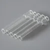 100pcs/box Glass Smoking Pipe Cigarette Shape Smoking Pipe 78mm Clear Glass Pipe Smoking Accessories Free Shipping