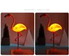 LED Flamingo Night Light Touch Lampada da tavolo da lettura per bambini Ricarica USB Soggiorno Camera da letto Illuminazione decorativa