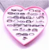 whole 100pcs lot Silver Women's Rings Bohemian Style Ladies Girls Finger joint Ring party Jewelry brand new drop 213t