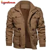 Kış Marka Giyim Erkek Artı Boyutu 4XL Sıcak Ceketler Tutun Kalın Polar Ceketler Erkekler Taktik Ordu Ceket FG033