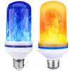 Flame Light Bulbs Torch LED Effect Fire Light Bulbs 4 Modes Glowing Flame Lights Atmosphere Decorative Light for Halloween Christmas Party