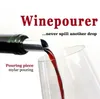 Foglio di alluminio Versatore per vino in argento Versatore per vino pieghevole a prova di perdite Drop Stop Disco versatore beccuccio