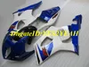 Custom Injectie Mold Fairing Kit voor Suzuki GSXR1000 K3 03 04 GSXR 1000 2003 2004 ABS TOP BLUE BLAUWELIJKE BUIKERS SET + GIFTEN SD21