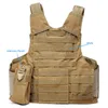 Tactical Molle Vest Outdoor Sports Outdoor Camouflage Body Armor Combat Assault Waistcoat No06-006